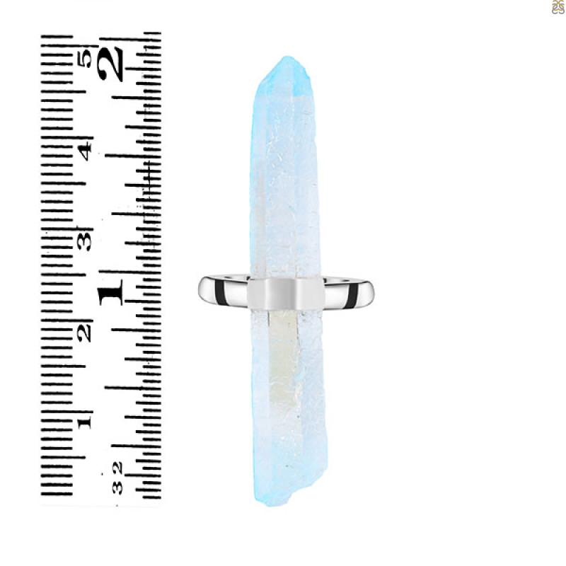 Aqua Aura Pencil Rod Ring-R-Size-5 AQA-2-21