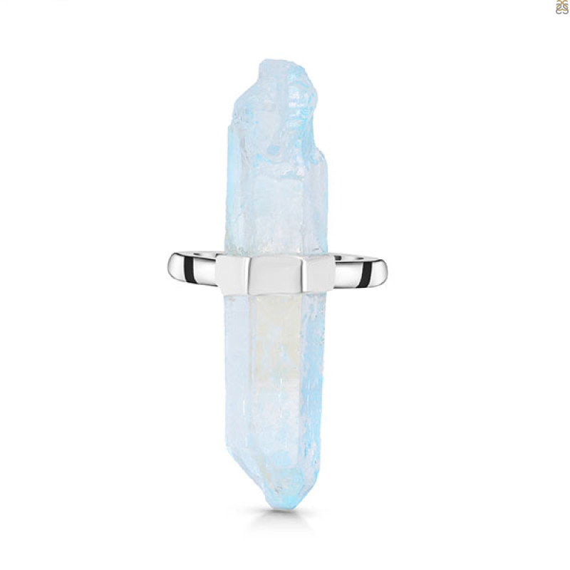 Aqua Aura Pencil Rod Ring-R-Size-8 AQA-2-29