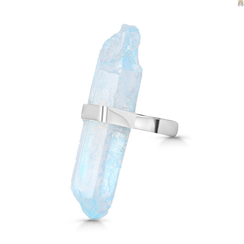Aqua Aura Pencil Rod Ring-R-Size-8 AQA-2-29