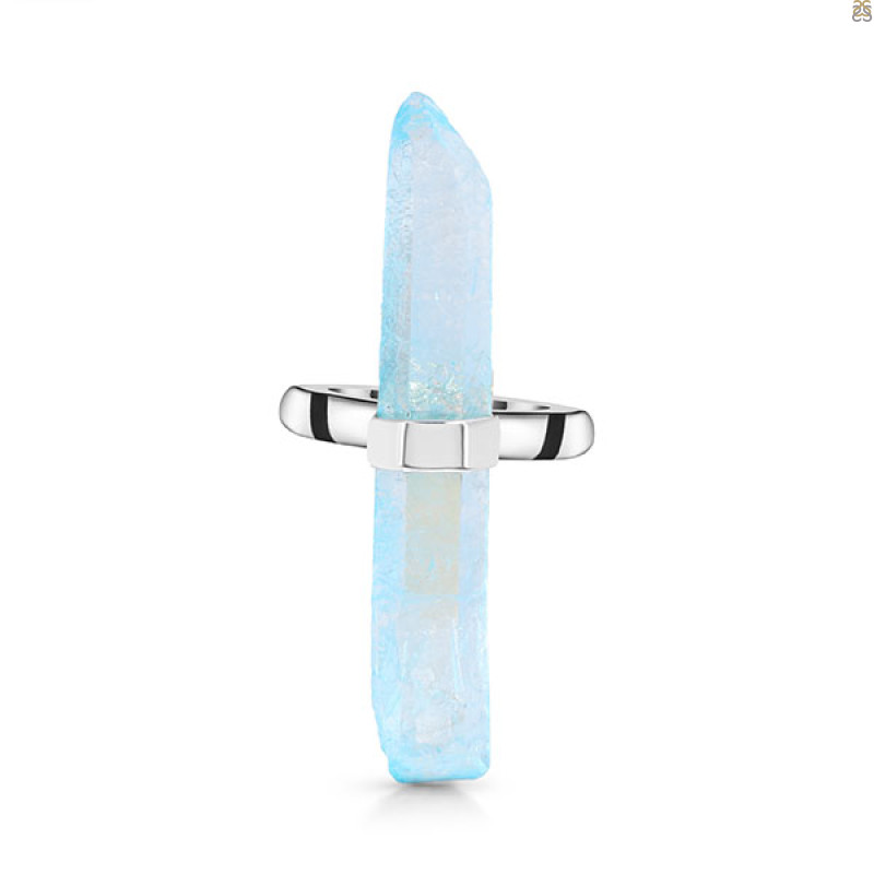 Aqua Aura Pencil Rod Ring-R-Size-8 AQA-2-30