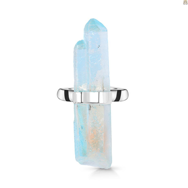 Aqua Aura Pencil Rod Ring-R-Size-7 AQA-2-33