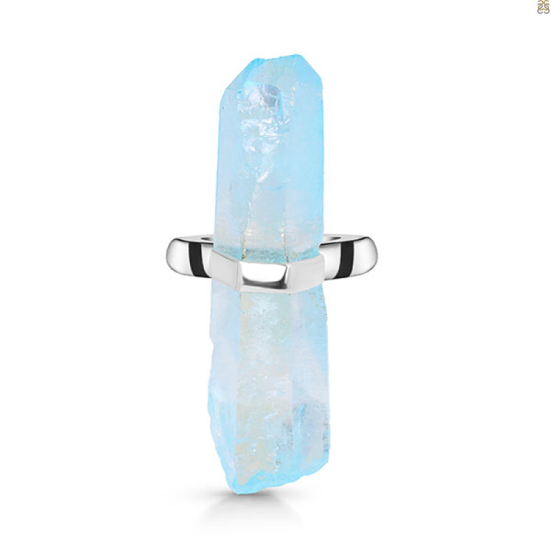 Aqua Aura Pencil Rod Ring-R-Size-10 AQA-2-34