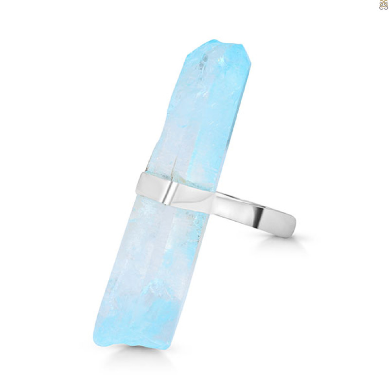 Aqua Aura Pencil Rod Ring-R-Size-10 AQA-2-34