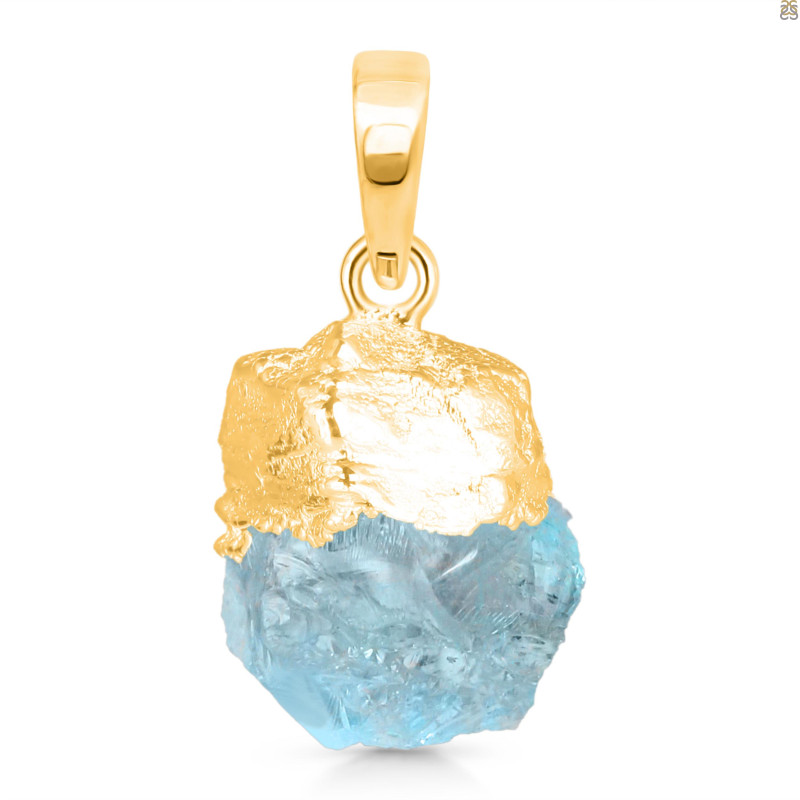Aquamarine Raw Crystal Pendant AQM-RCYP-1