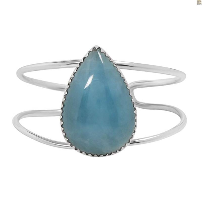 Aquamarine Cuff Bracelet-S AQM-10-19