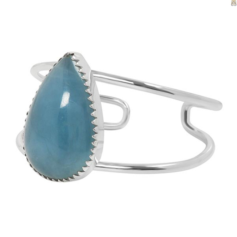 Aquamarine Cuff Bracelet-S AQM-10-19