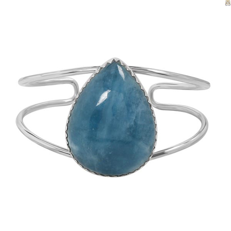 Aquamarine Cuff Bracelet-S AQM-10-22
