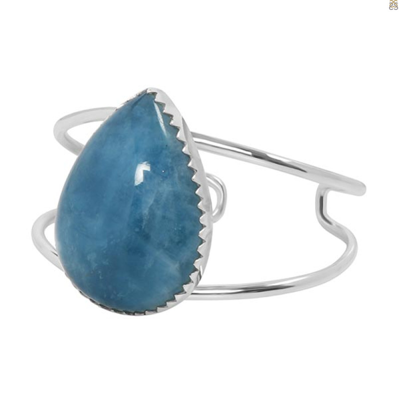 Aquamarine Cuff Bracelet-S AQM-10-22