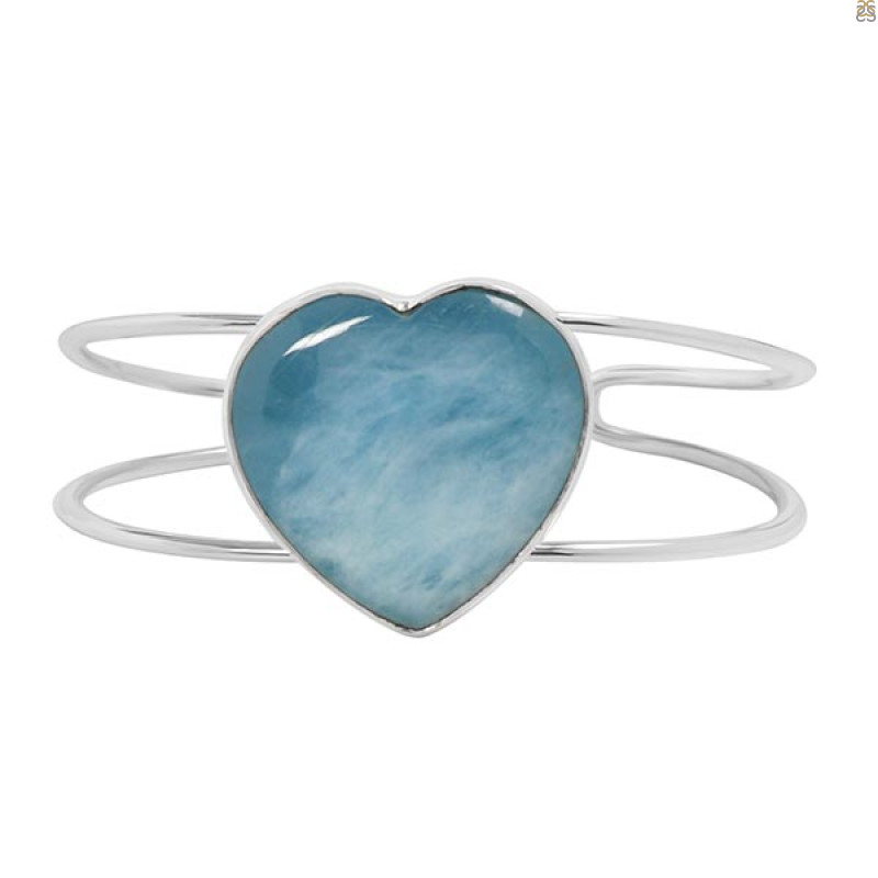 Aquamarine Cuff Bracelet-S AQM-10-3