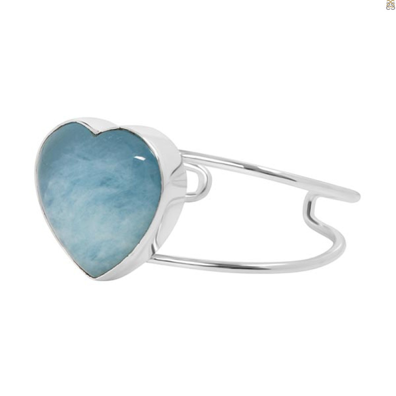 Aquamarine Cuff Bracelet-S AQM-10-3