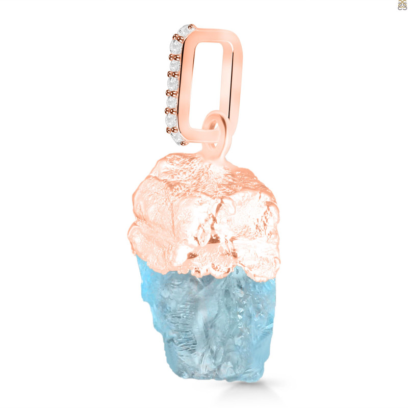 Aquamarine Raw Crystal Pendant AQM-RCYP-2