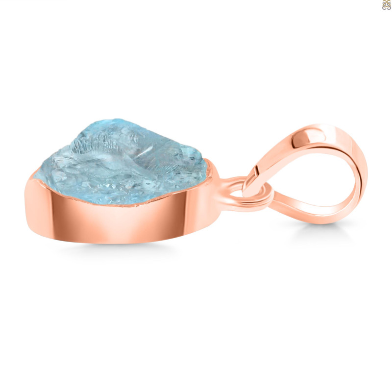 Aquamarine Raw Crystal Pendant AQM-RCYP-5