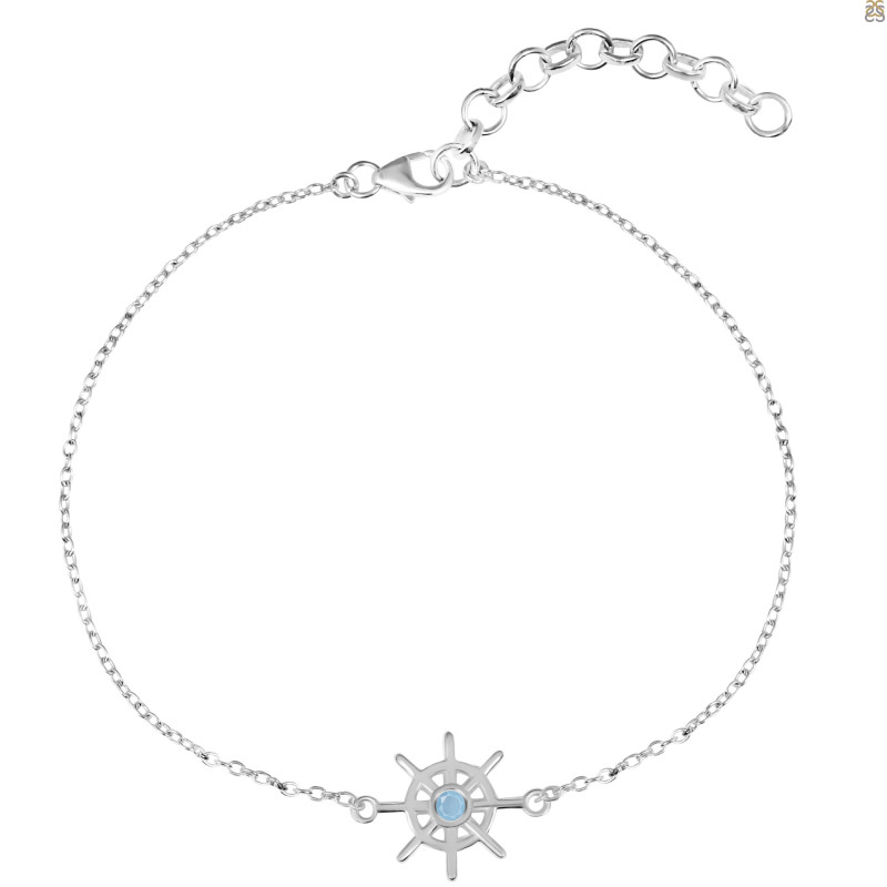 Aquamarine Bracelet AQM-RDAL-7