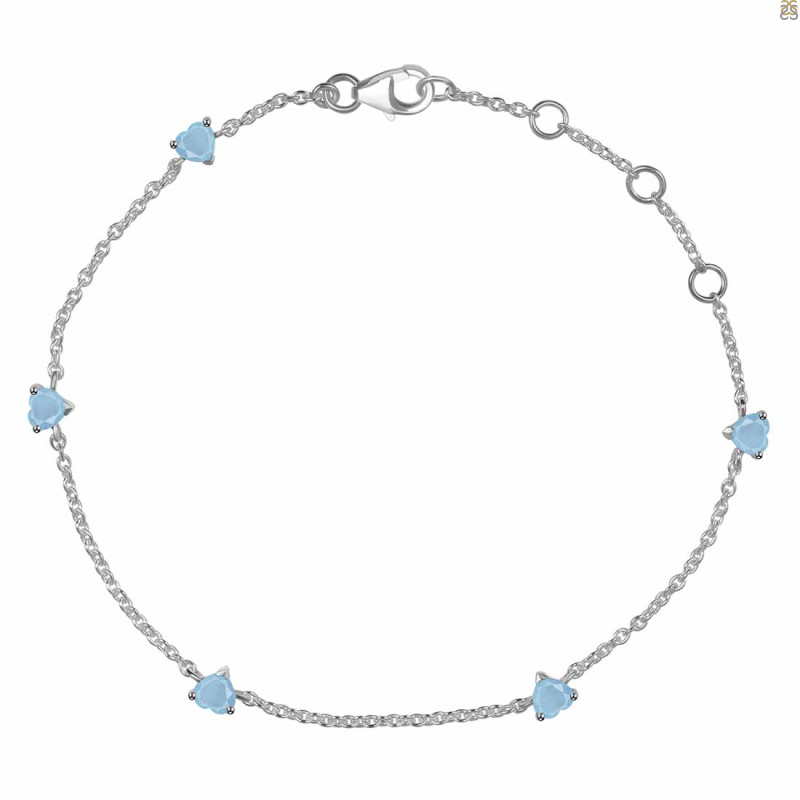 Aquamarine Bracelet AQM-RDB-169.