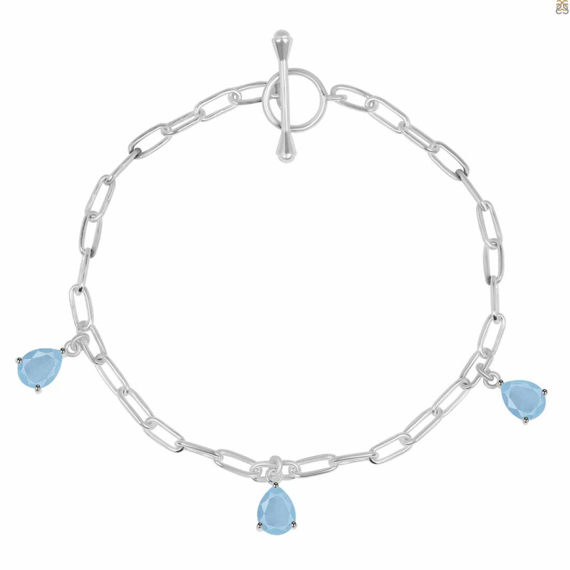 Aquamarine Bracelet AQM-RDB-171.
