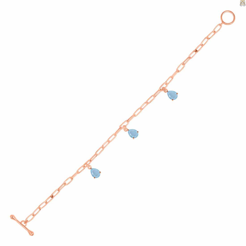 Aquamarine Bracelet AQM-RDB-171.