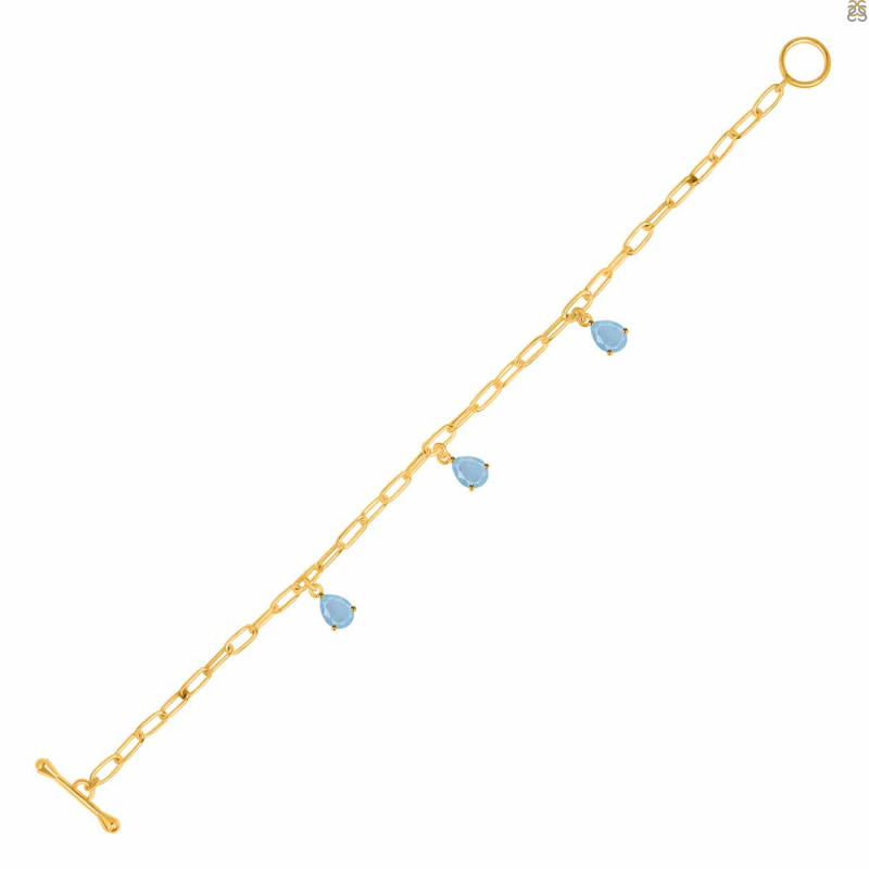 Aquamarine Bracelet AQM-RDB-171.
