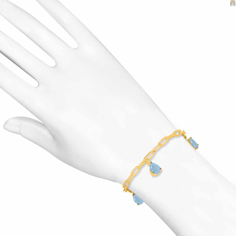 Aquamarine Bracelet AQM-RDB-171.