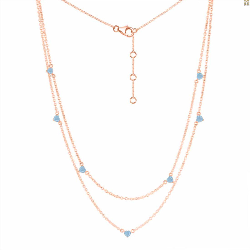 Aquamarine Necklace AQM-RDN-388.