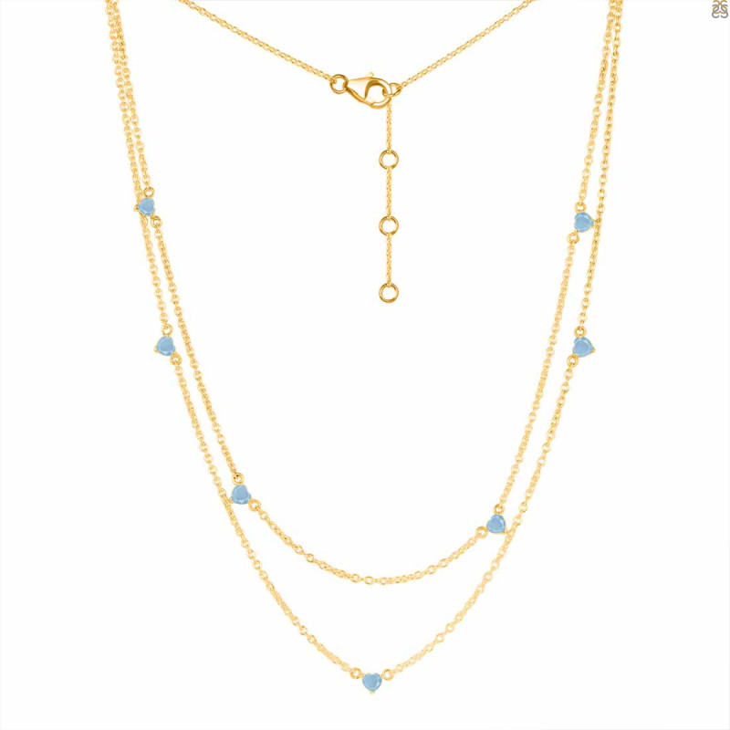Aquamarine Necklace AQM-RDN-388.