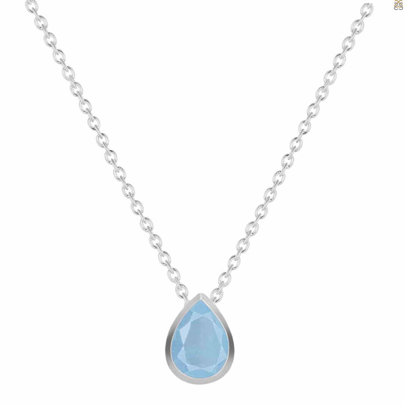 Aquamarine Necklace AQM-RDN-410.