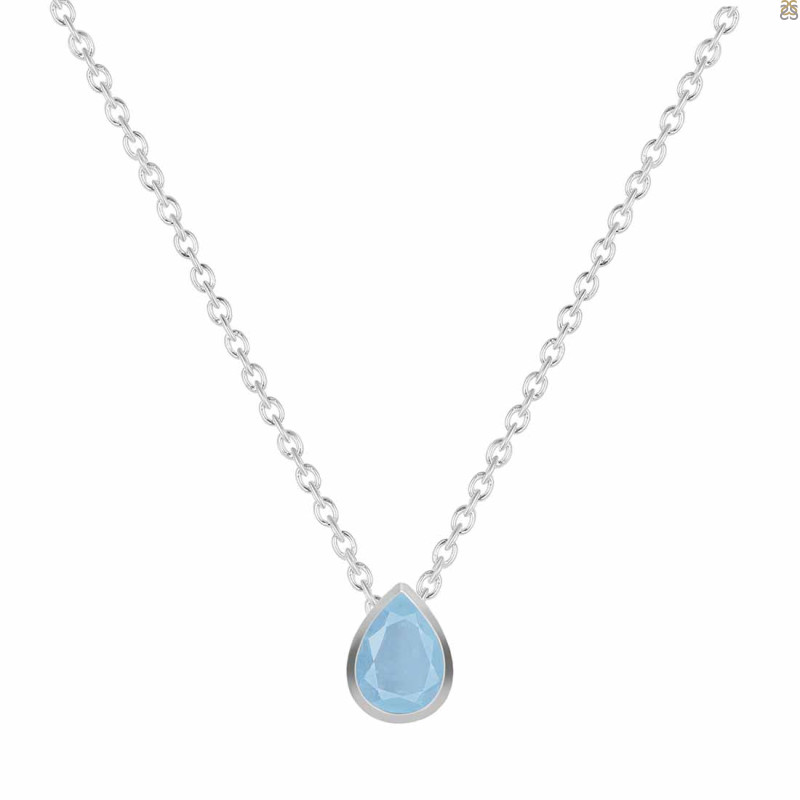 Aquamarine Necklace AQM-RDN-451.