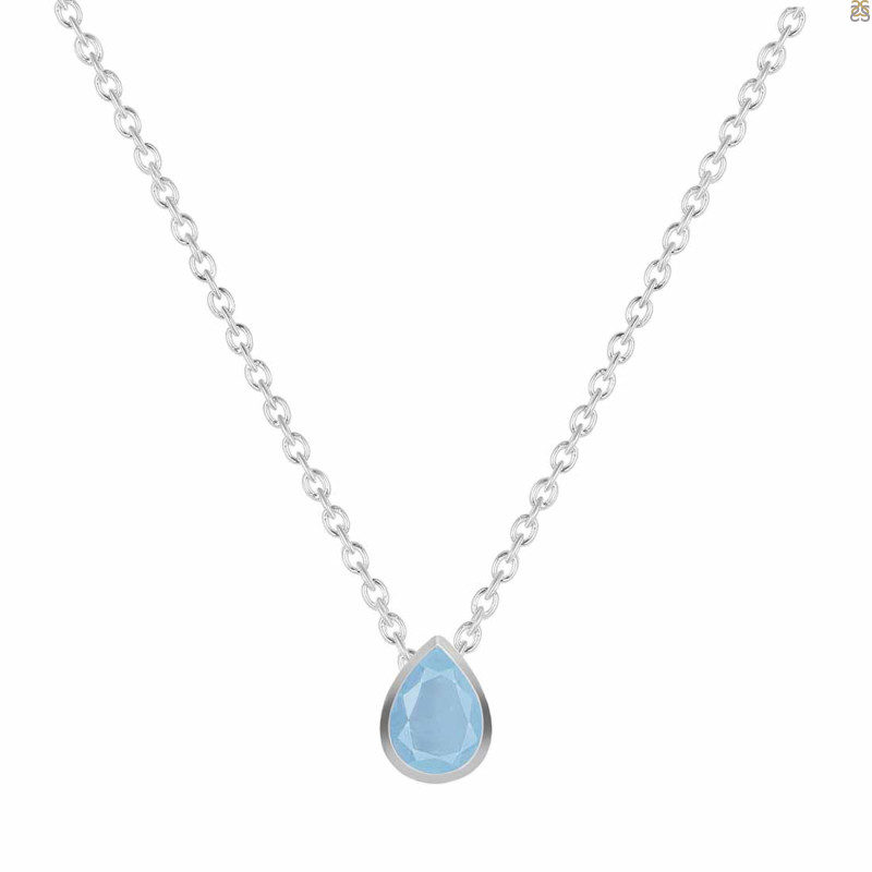 Aquamarine Necklace AQM-RDN-452.