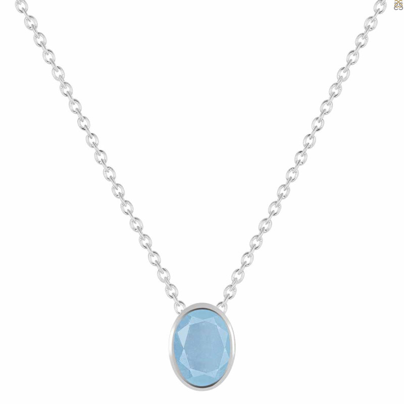 Aquamarine Necklace AQM-RDN-456.