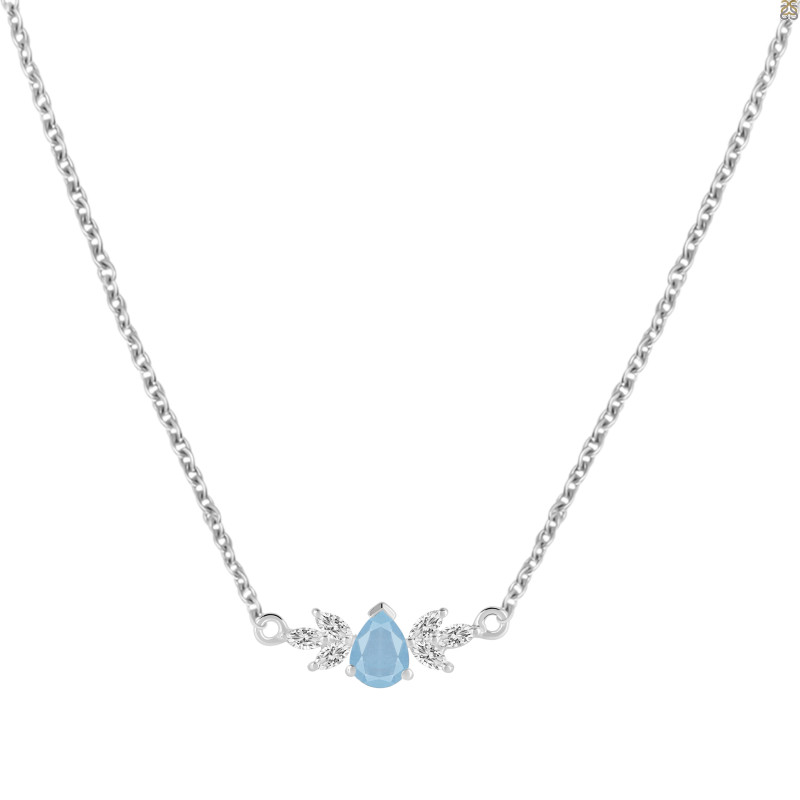 Aquamarine Necklaces AQM-RDN-471.