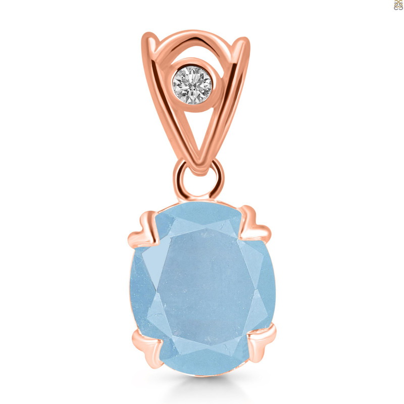 Aquamarine Pendant AQM-RDP-750-V-LOOP.