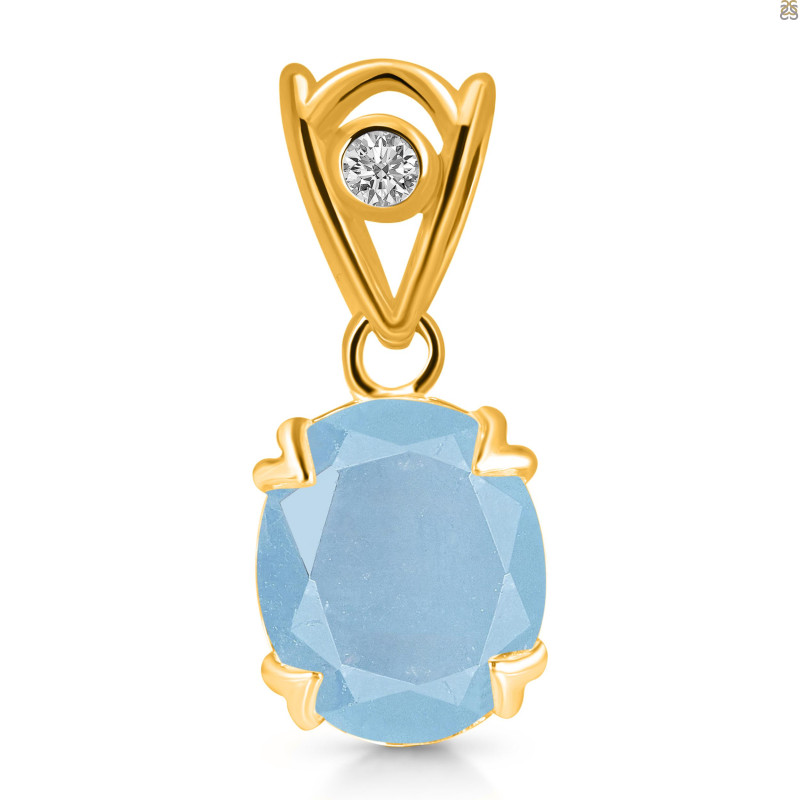 Aquamarine Pendant AQM-RDP-750-V-LOOP.