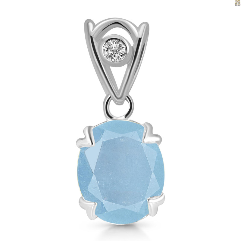 Aquamarine Pendant AQM-RDP-750-V-LOOP.