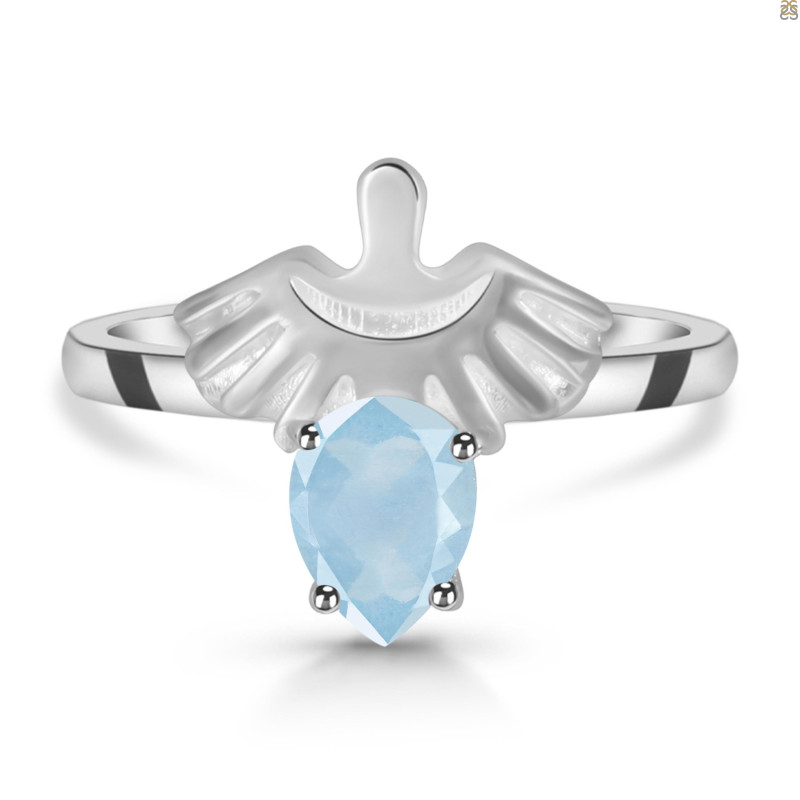 Aquamarine Ring AQM-RDR-2156.