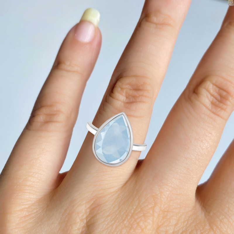 Aquamarine Ring AQM-RDR-2853.