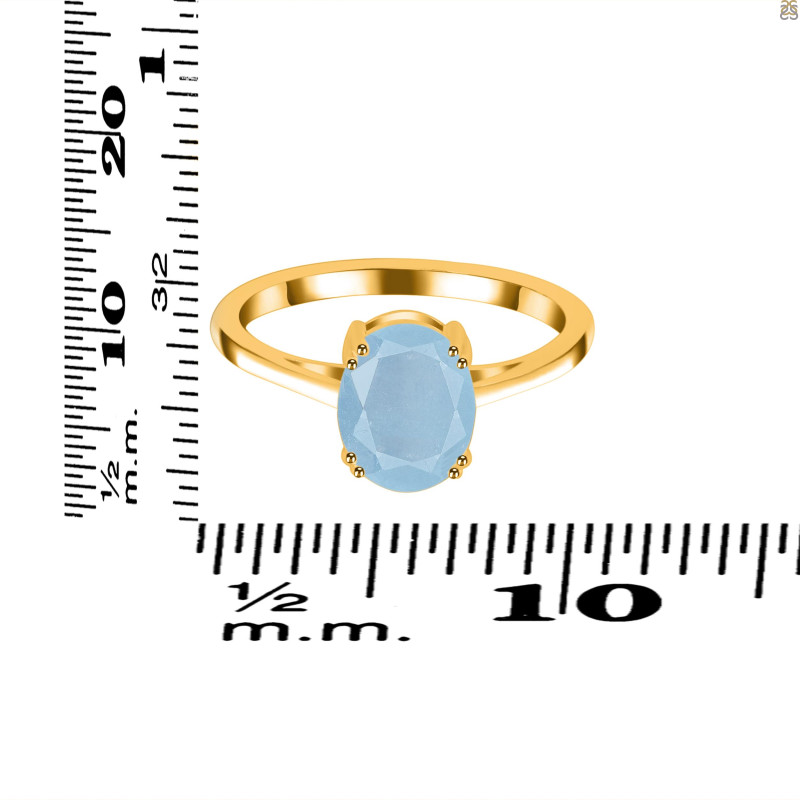 Aquamarine Ring AQM-RDR-3145.