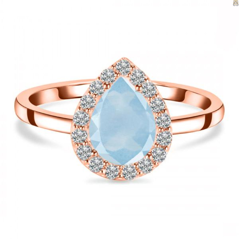 Aquamarine Ring AQM-RR-401.