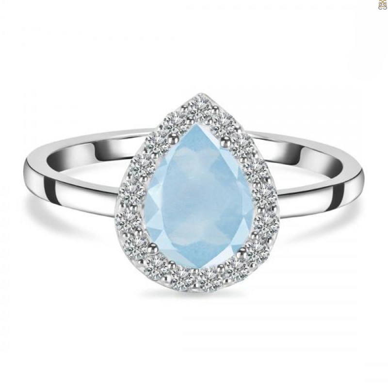 Aquamarine Ring AQM-RR-401.