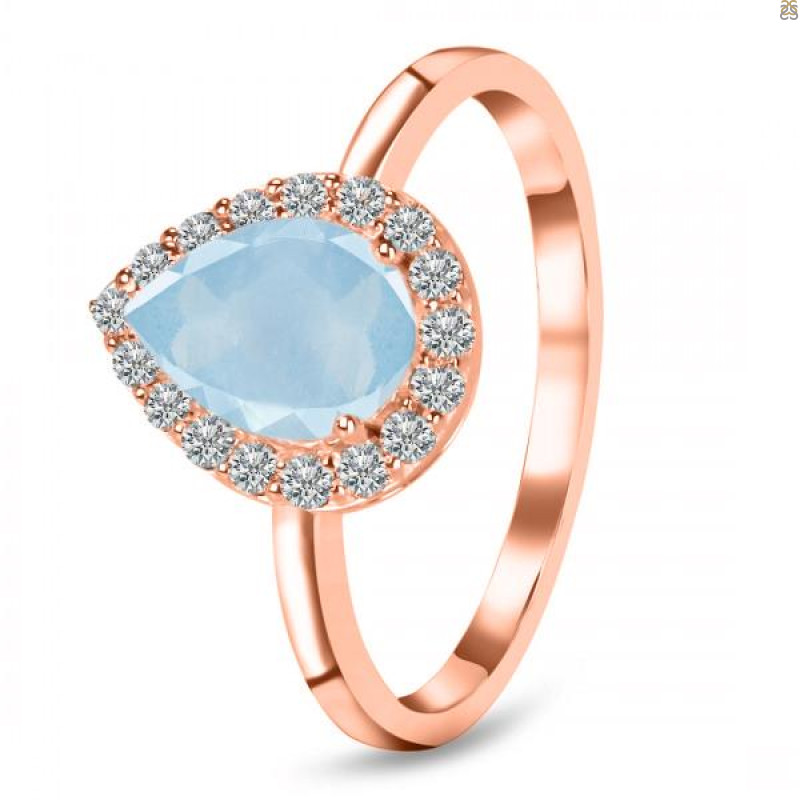 Aquamarine Ring AQM-RR-401.