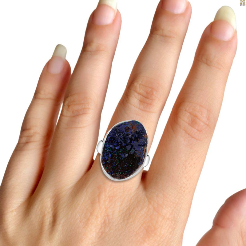 Azurite Adjustable Ring-ADJ-R AZR-2-38