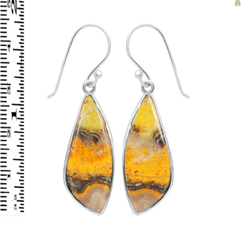 Bumble bee Jasper Earring-E BBJ-3-45