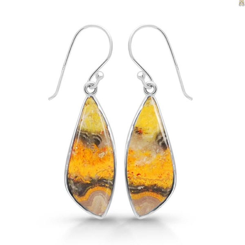 Bumble bee Jasper Earring-E BBJ-3-45
