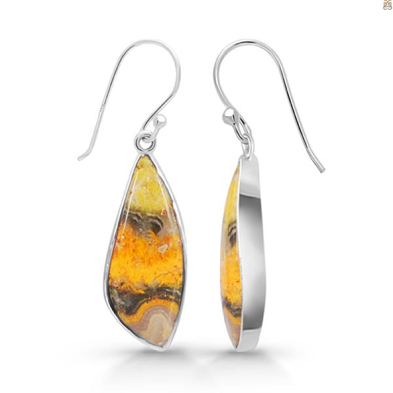 Bumble bee Jasper Earring-E BBJ-3-45