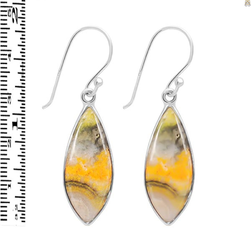 Bumble bee Jasper Earring-E BBJ-3-50