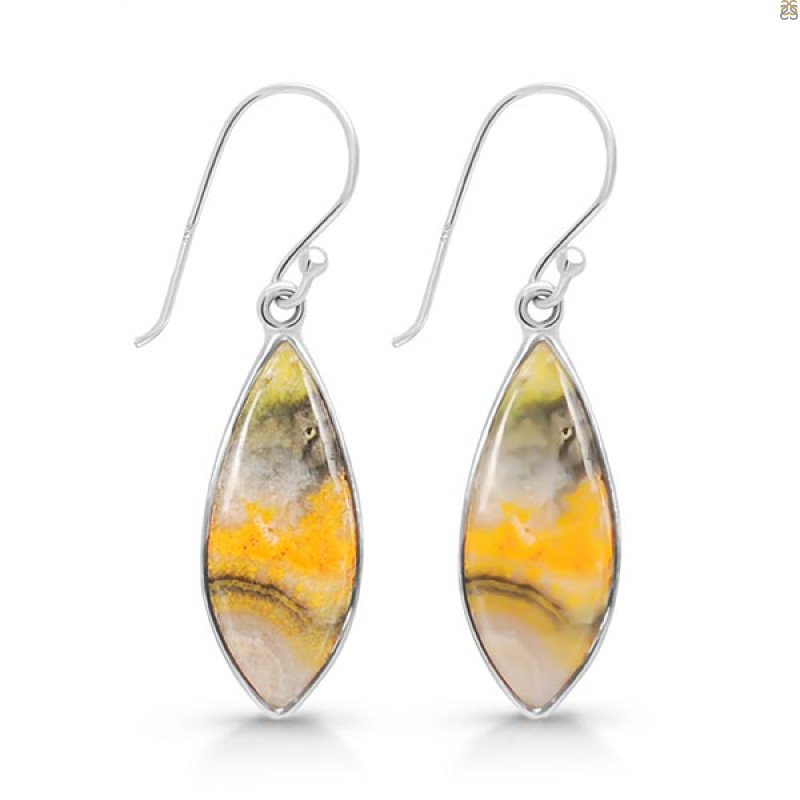Bumble bee Jasper Earring-E BBJ-3-50