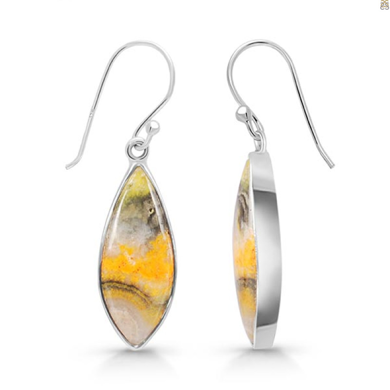 Bumble bee Jasper Earring-E BBJ-3-50