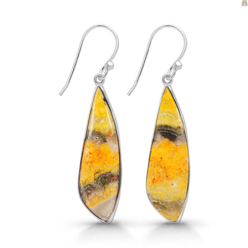 Bumble bee Jasper Earring-E BBJ-3-59
