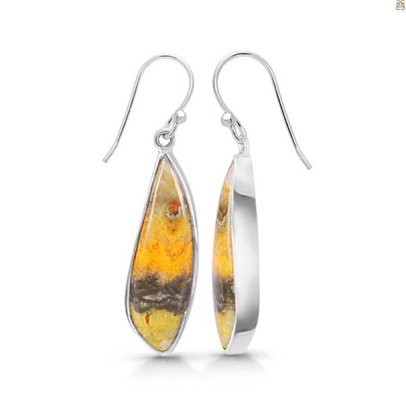 Bumble bee Jasper Earring-E BBJ-3-61