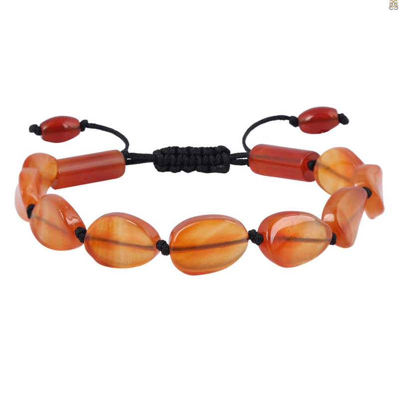 Carnelian Beaded Bracelet BDD-11-122