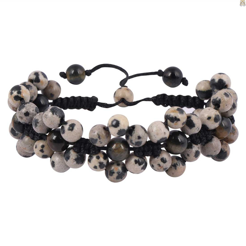Dalmatian Beaded Bracelet BDD-11-130