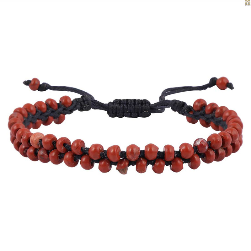 Red Jasper Beaded Bracelet BDD-11-139